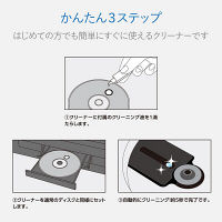 ELECOM TV用クリーナー/Blu-ray用レンズクリーナー/シャープ対応 AVD-CKSHBDR 1個（直送品）