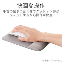 エレコム マウスパッド/リストレスト付/クッション/ブラック MP-FCBK 1個