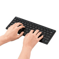 キーボード ワイヤレス Bluetooth ミニキーボード タブレット マルチOS ブラック TK-FBP102BK エレコム 1個（直送品）