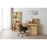 【軒先渡し】コイズミ　COZY（コージー） 回転チェア ダークブラウン ファブリック KWC-187DB 1脚（直送品）