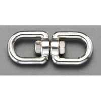 エスコ 10x115mm Eye & スイベル(ステンレス製) EA638FH-54 1セット(3個)（直送品）