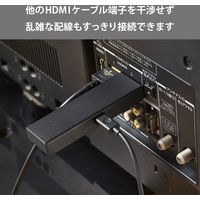 スタンド型アダプター Fire TV Stick 第2世代以降/4K専用 LANポート付 DH-FTHDL01BK エレコム 1個（直送品）