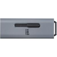 エレコム USBメモリー/USB3.2(Gen1)対応/スライド式/128GB/グレー MF-SLU3128GGY 1個