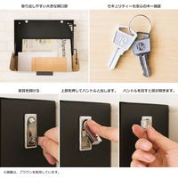 宮武製作所 メールボックス TEER ティール 幅350×奥行165×高さ255mm ブラウン MB-1300M_BR 1台（直送品）