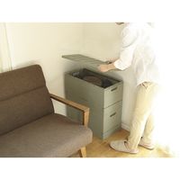 【折りたたみコンテナ】 岩谷マテリアル I’mD グリッドコンテナー ブラック SKGC BK 1個