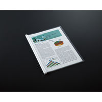 コクヨ　レールクリヤーホルダー(厚とじ・PET)　A4タテ　約40枚収容　白　レール式クリアホルダー　フ-WTP760W　1セット(20冊)