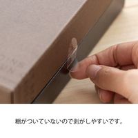 ヘッズ 指紋が目立たない透明ロールシール-3 MM-3RS 1セット(500枚:500枚