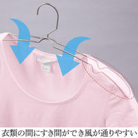 コモライフ 風が通るステンレスハンガー 5本組 390177 1個(5本組)（直送品）