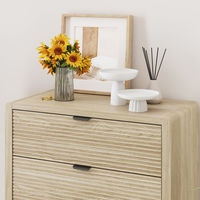 【軒先渡し】ROOMY チェスト 5段 幅800×奥行400×高さ1200mm サンド BY-DR1523-1 1台（直送品）