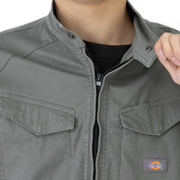 コーコス信岡 ストレッチヘリンボーン 半袖ツナギ XL シダー D-912 1着（直送品）