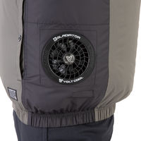 コーコス信岡 ボルトクール 日傘遮熱 ベスト(ペルチェ ネックホルダー付) L ネイビー G-4049 1着（直送品）