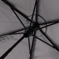 カラビナ付き晴雨&遮熱折り畳み傘 シルバー LAKOLE/ラコレ