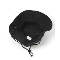 撥水加工 UVパッカブルハット ブラック LAKOLE/ラコレ