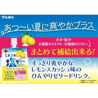 塩分補給 塩分対策 ゼリー ミネラル塩ゼリーplus ビタミンひんやりレモンスカッシュ味 150g 1セット(1個×12)