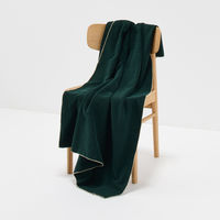 無印良品 ループ付きパイル織ハーフケット １００×１４０ｃｍ グリーン 良品計画