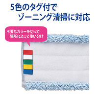 プロテック　スレンダーラーグN90（タグ付）マイクロファイバーモップ　スレンダーモップ90　取替えスペア　湿り拭き