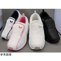 山一 消臭クッションインソール スリッポンシューズ ブラック 25.0cm 81BK250 1足 68-0512-17（直送品）