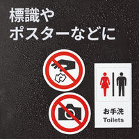 エーワン（A-one） 屋外でも使えるサインラベルシール レーザー 再生PET40% つや消しフィルム ホワイト A4 1面 7シート 34031