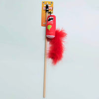 猫じゃらし プリングルズ 赤 1本 ワイワオ 猫用 おもちゃ