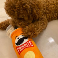 ペットのピコピコトイ プリングルズ オレンジ 1個 ワイワオ 犬用 おもちゃ