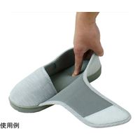 小野商事 介護シューズ マジックテープタイプ グレー S WS8005 1足 65-8998-17（直送品）