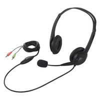 バッファロー ヘッドセット 両耳ヘッドバンド式 半密閉タイプ ノ BSHSH07BK 1個（わけあり品）