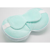 パラデック Mousse マカロン型アイマスクピロー　枕　アイマスク　MSEー150 BL MSEー150BL 1ヶ