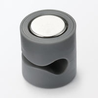 無印良品 マグネットケーブルホルダー ３個入り ダークグレー 良品計画