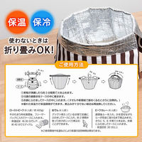 アストロ 保温で調理ケース ストライプ 625-02 1セット(1個×10)（直送品）