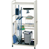 【扉パネルのみ】山崎産業 清掃システムラック用 扉パネル 4903180107575 1箱(1個入)（わけあり品）