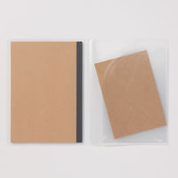 無印良品 ノートカバーにもなるスリムポケットホルダー Ａ５・６ポケット 1セット（1個×2） 良品計画