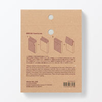 無印良品 フック穴付きメモパッド 日めくりタイプ 無地 ミシン目入り 約９９×１３４ｍｍ ２４８枚 良品計画