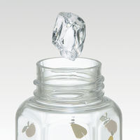 スケーター 六角ブローボトル350ml 水筒 クリア ミッフィー うさぎ 軽量 ＰＤＨ4 1個