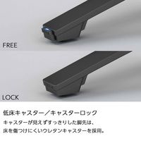 【組立設置込】コクヨ INITIA 昇降 フラップテーブル 幅1800×奥行900×高さ900mm Eナチュラル×グリーン×ホワイト 1台（直送品）