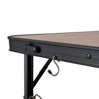 アイリスオーヤマ フォールディングテーブル FOT-1200 ブラウン 1台