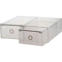 ベストコ ゼーエン シューズボックス ドロワー ユニセックス ND-9186 幅200×奥行330×高さ116mm クリア 1個（直送品）