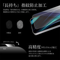 MSソリューションズ iPhone 12/12 Pro ガラスフィルム ブルーライトカット LP-IM20FGB 1個
