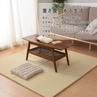 萩原 水拭きできる すき間ができにくい い草風 小型置き畳 幅650×奥行650×高さ15mm グリーン 159055211 1枚（直送品）