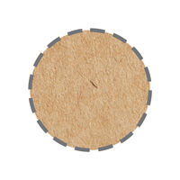 アスクル　平紐クラフト紙手提袋ベーシックタイプ茶320×320×115ｍｍ　1セット（100枚：50枚入×2袋）  オリジナル