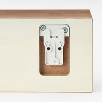 無印良品 壁に付けられる家具棚 ウォールナット材突板 88cm 良品計画