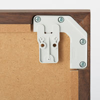 無印良品 壁に付けられる家具ミラー ウォールナット材 小 良品計画