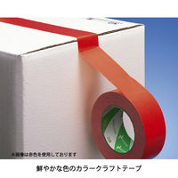 【ガムテープ】 ニュークラフトテープ No.305C ピンク 幅50mm×長さ50m ニチバン 1箱（50巻入）