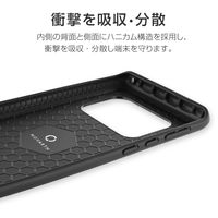 AQUOS R6 SH-51B ケース カバー 耐衝撃ハイブリッドケース ROCK NOVARTH ノヴァース ホワイトカーボン調（直送品）