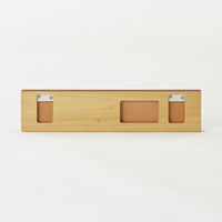 無印良品 壁に付けられる家具3連ハンガー ウォールナット材突板 44cm 良品計画