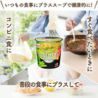 【ワゴンセール】味の素　クノール スープDELI ほうれん草とえだ豆の濃厚ポタージュ パン入り　1セット（6食）インスタント