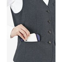 ボンマックス BONOFFICE ベスト グレイ 11号 AV1277-2-11（直送品）