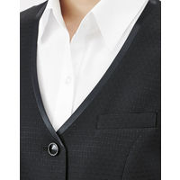 ボンマックス BONOFFICE ベスト ブラック 9号 AV1279-16-9（直送品）