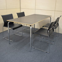 【軒先渡し】宮武製作所 MaD3.14 スタッキングチェア ブラック SCH-01BK 1セット（4脚入り）（直送品）