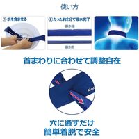 MAGICOOL（マジクール） ネッククーラー　冷感持続20時間　マジクール　ボタンホール　ライトグリーン DNIMC7LG 1個（直送品）