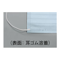 ファーストレイト フィット使いきりマスク ブルー FR-172　使い捨て サージカル 不織布　1箱（50枚入）